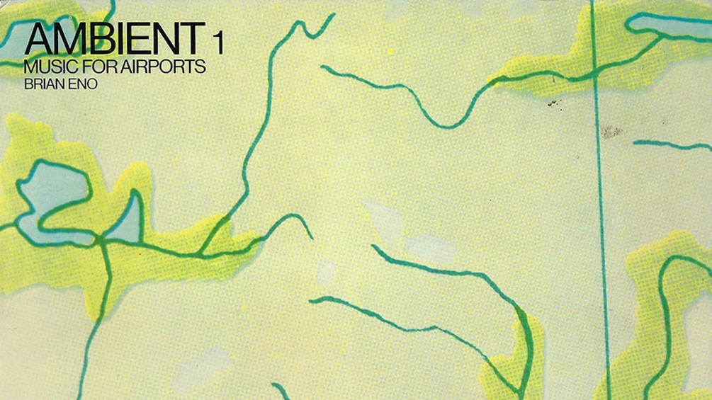 Capa do álbum 'Ambient 1: Music for Airports', de Brian Eno