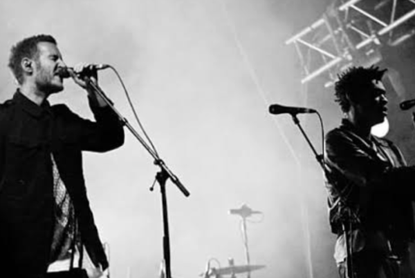 O grupo britânico Massive Attack em apresentação